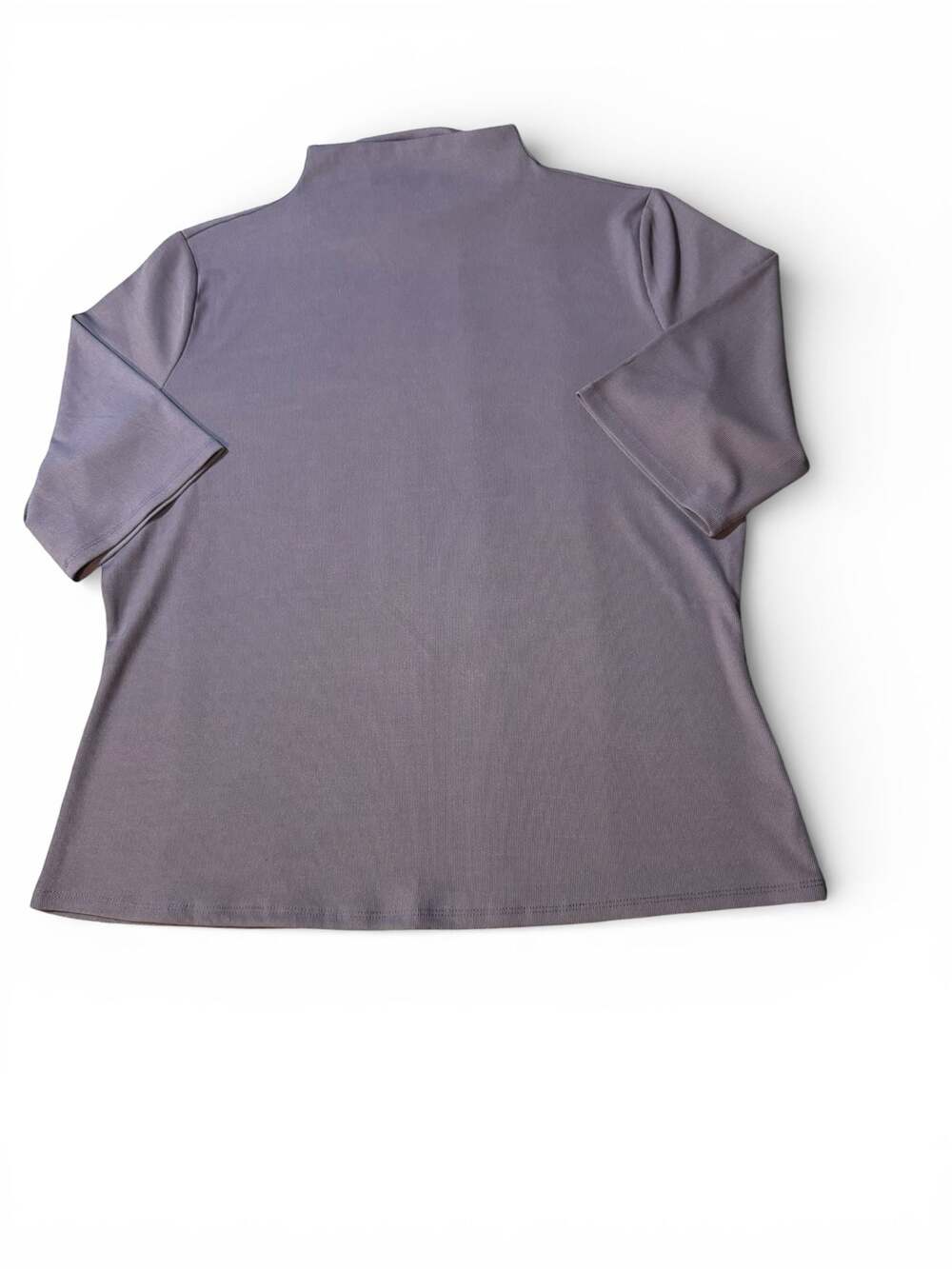 Worthington Women's Ribbed Mock Neck 3/4 Sleeve Top - XL